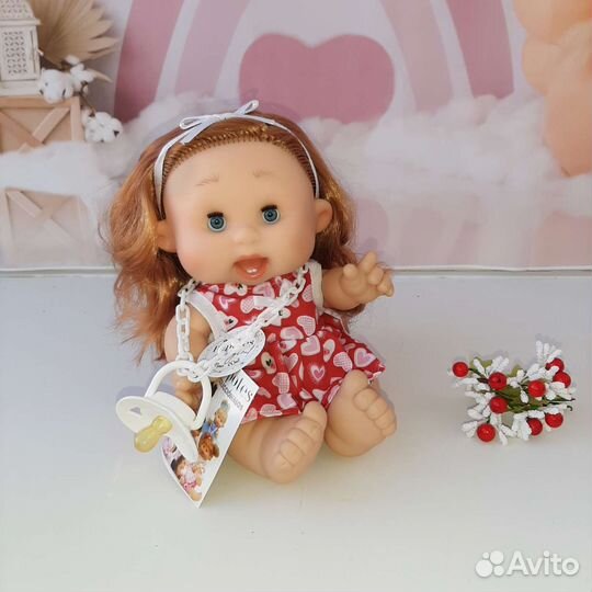 Кукла пупс Испанский. Ванильный. 26см