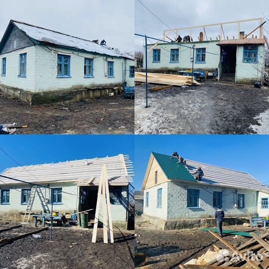 Крыша кровельные работы, ремонт под ключ монтаж