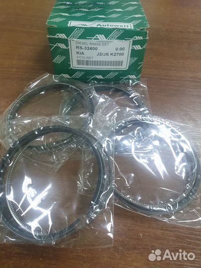 Кольца поршневые, к-т std KIA K2500