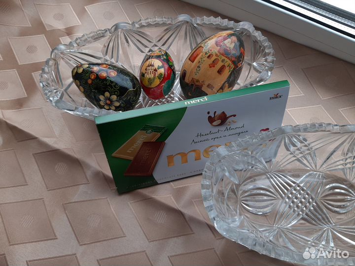 Салатник хрустальный