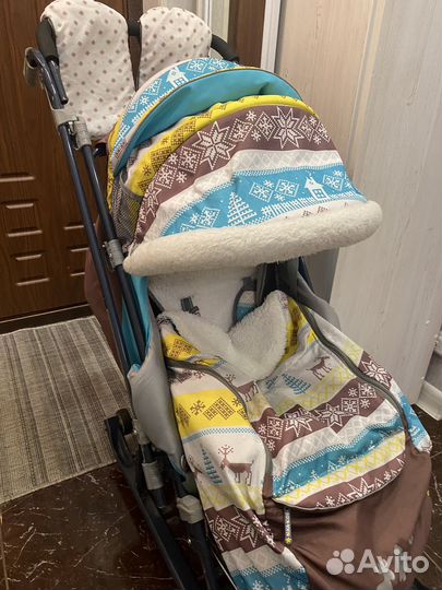 Детские санки коляска ника