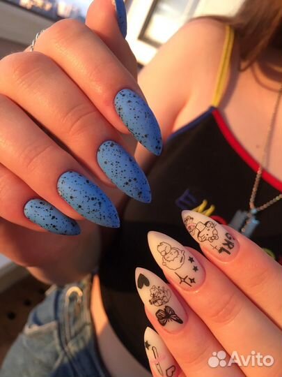 Наращивание ногтей маникюр ногти