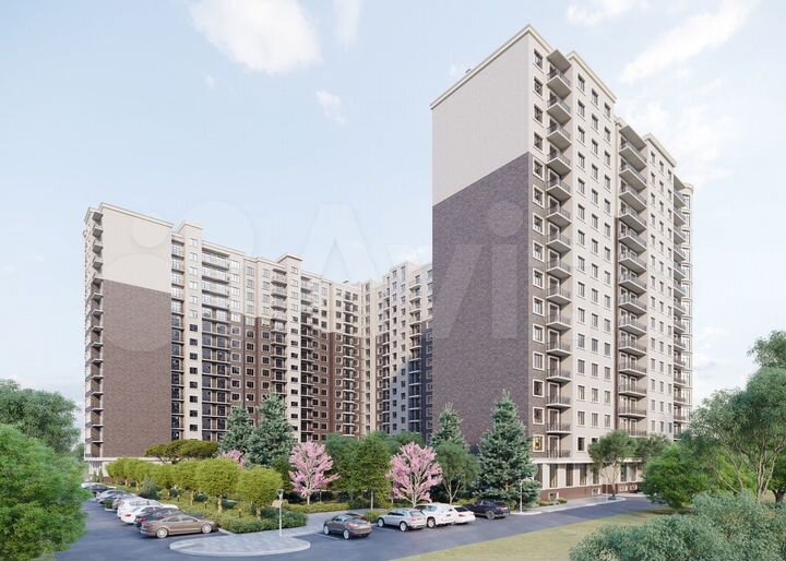 1-к. квартира, 53 м², 15/16 эт.