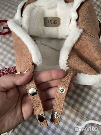 Шапка ушанка детская UGG