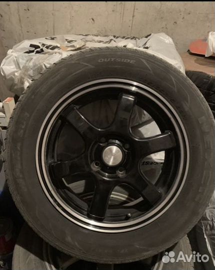 Комплект колёс черные skad + шины Nexen 15