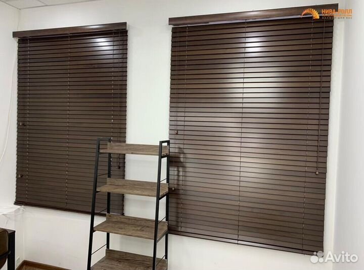 Деревянные жалюзи сосна