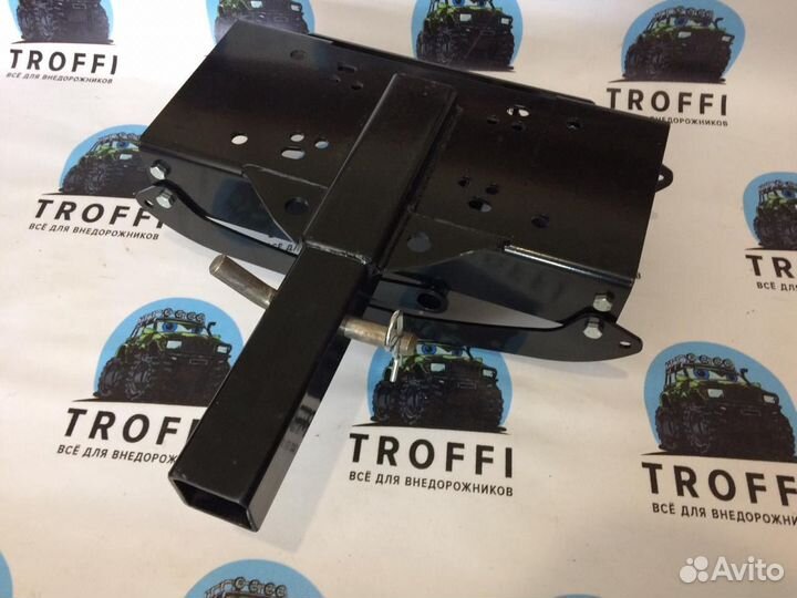 Площадка съёмная под лебедку под квадрат с ручками