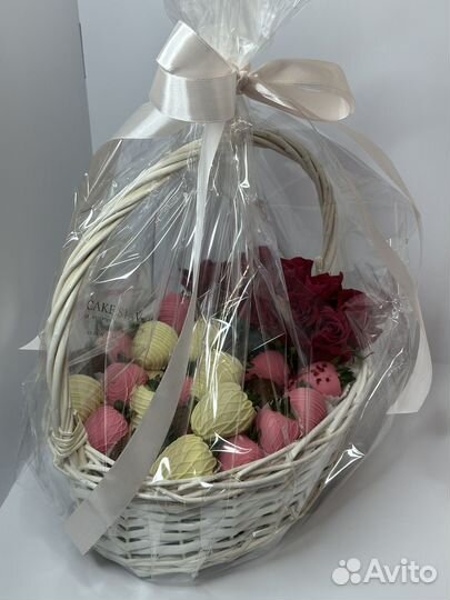 Клубника в шоколаде в сердце