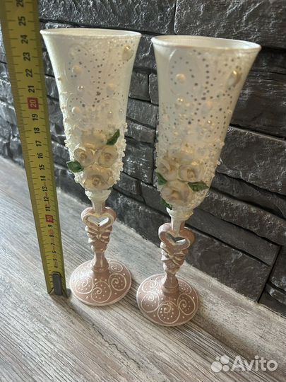 Свадебные фужеры/бокалы