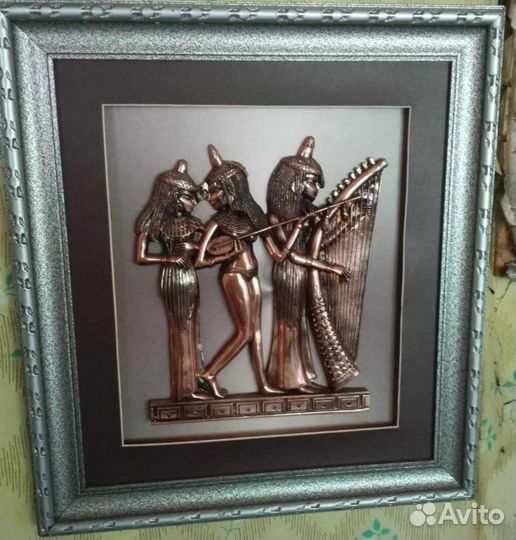 Настенное панно египетские музыканты