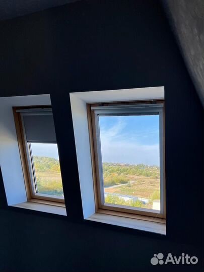 Мансардные рулонные шторы на пружине