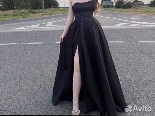 Вечернее платье черное выпускной