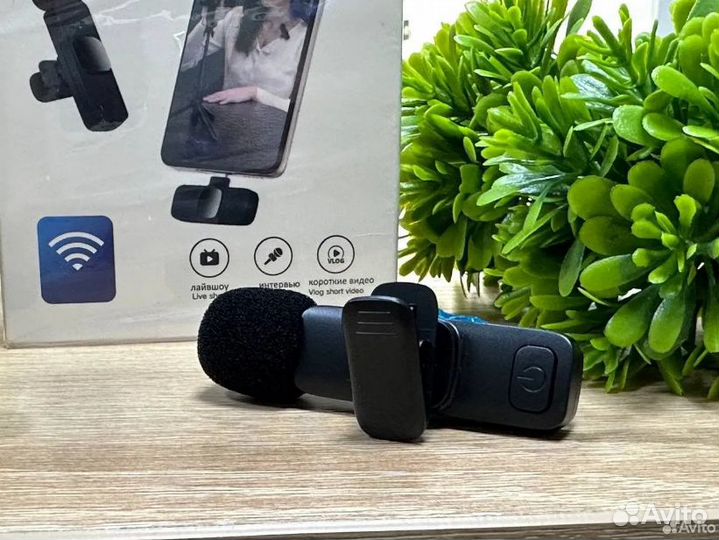 Микрофон петличка iPhone/Android беспроводная