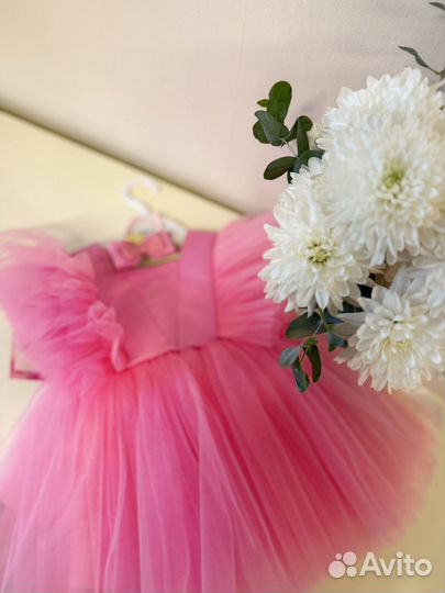 Нарядное платье для девочки 80 размер