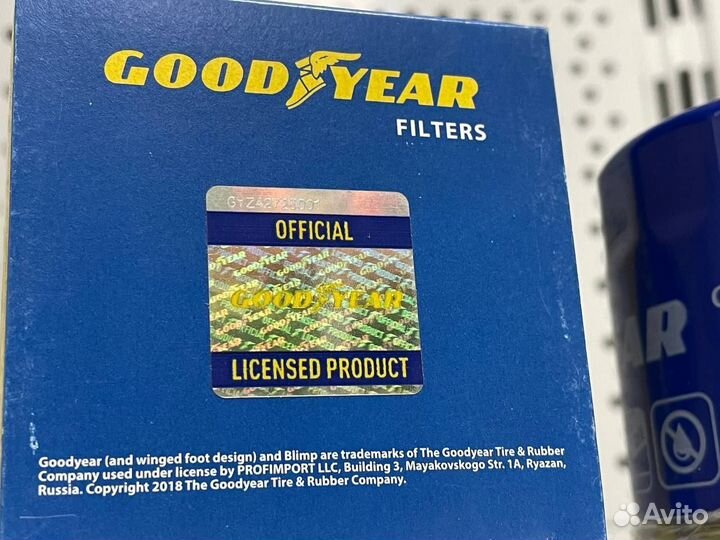 Фильтр масляный GoodYear GY1212 Toyota