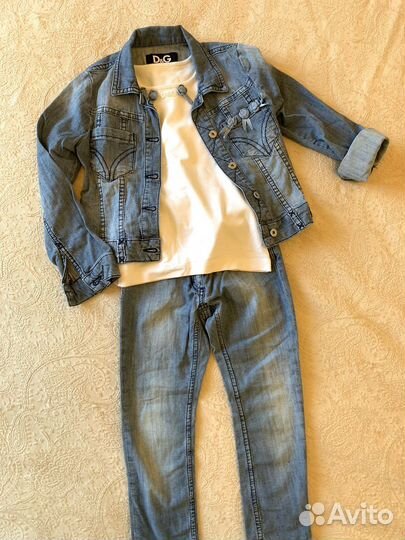 Джинсовый костюм Dolce Gabanna 104-110