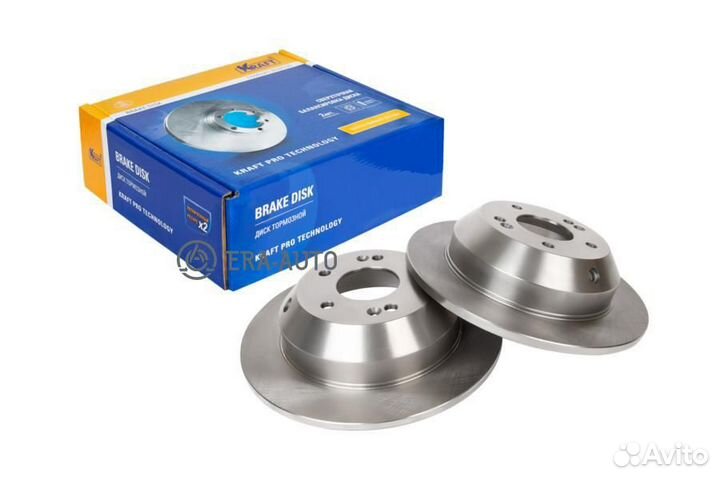 Kraft KT 016093 Диск тормозной задний