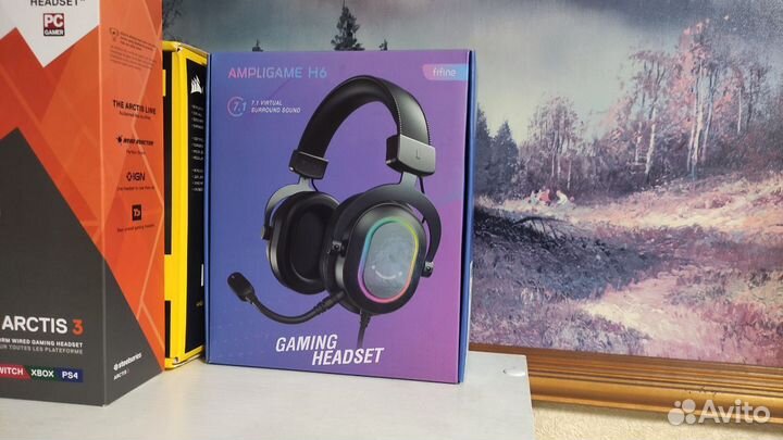 Игровые наушники с микрофоном