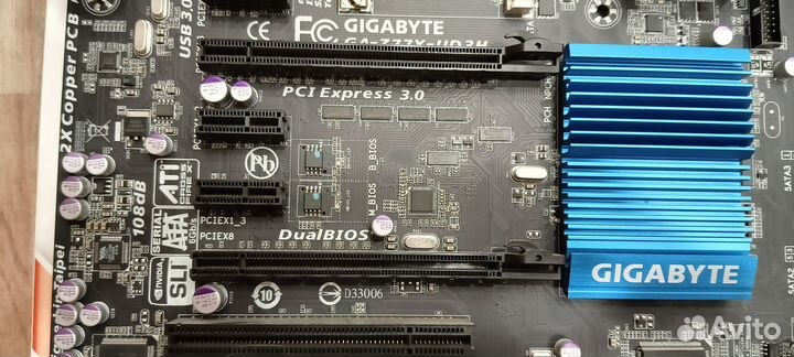 Материнская плата Gigabute Z77X-UD3H (LGA1155)