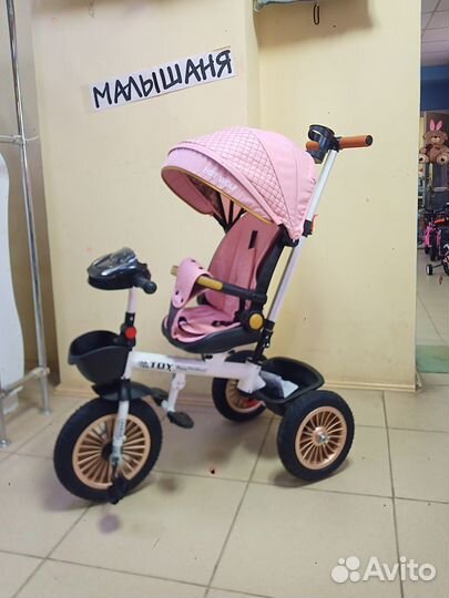 Велочипед коляска с повопртным сиденьем