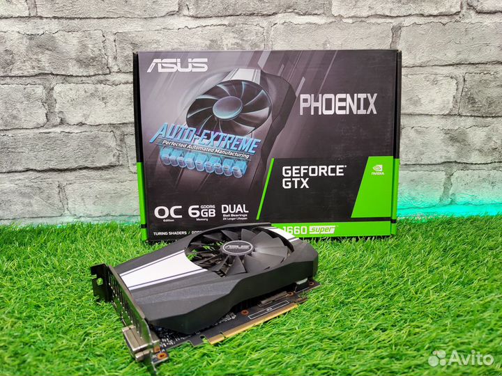 Видеокарта asus GeForce GTX 1660 super Phoenix OC