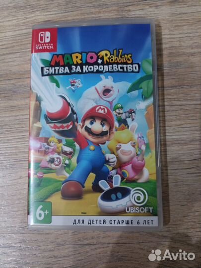 Mario + rabbids картридж на Nintendo Switch