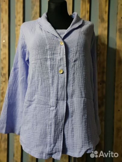 Домашний муслиновый костюм 40-42р