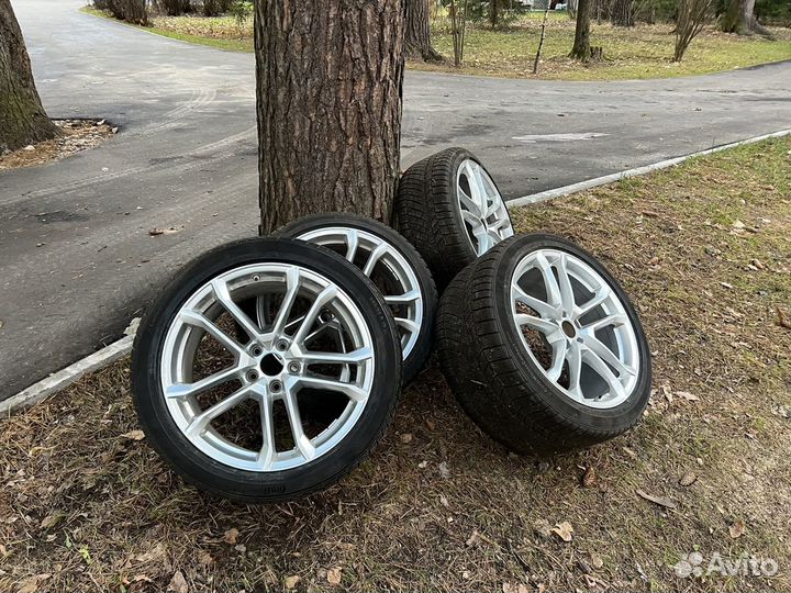 Зима оригинал Audi R8 резина Continental