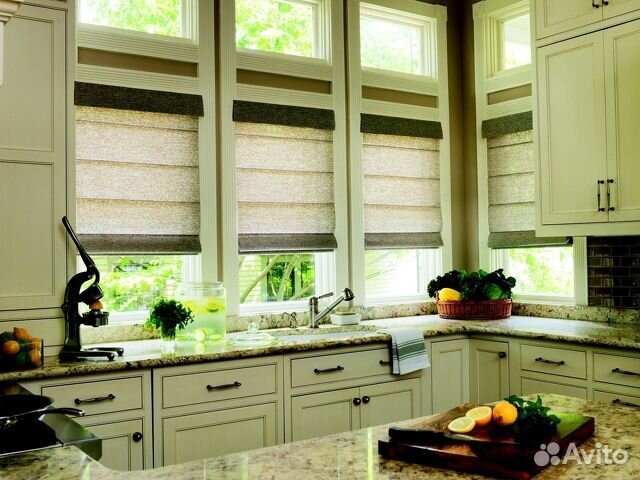 Римские шторы. Замер и монтаж бесплатно