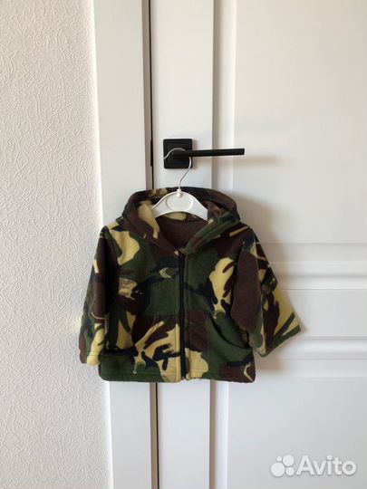 Флисовая толстовка кофта с капюшоном 80