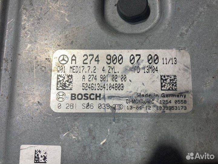 Блок управления двигателем Mercedes C-Class W204