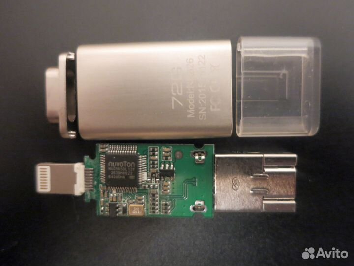 USB адаптер без Micro SD карты до 256Gb, 3 разъёма