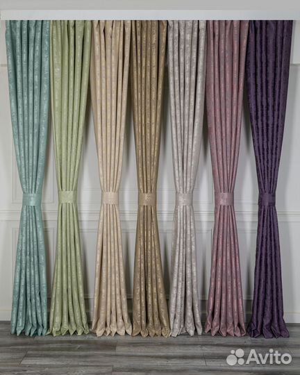 Портьеры мрамор Зарина шторы занавески