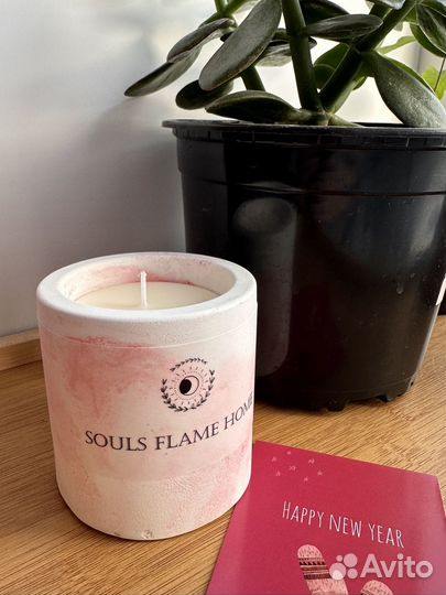 Аромасвечи ручной работы с росписью