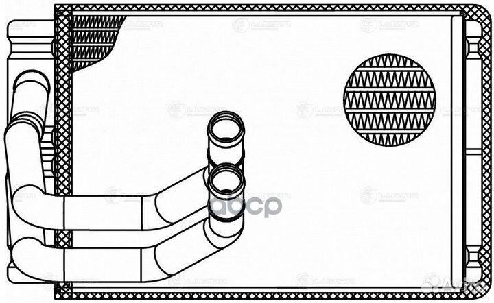 Радиатор отопителя hyundai matrix (01) LRH 082