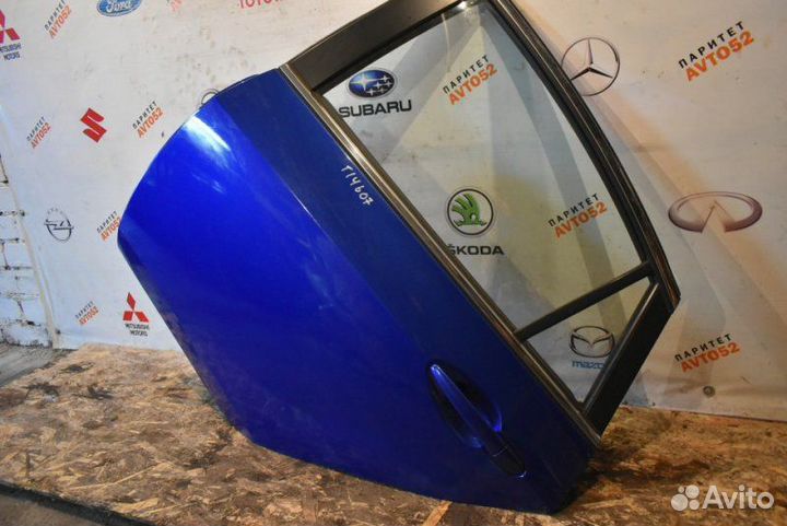 Дверь задняя левая Mazda 6 GH (лифбек) L813 2007