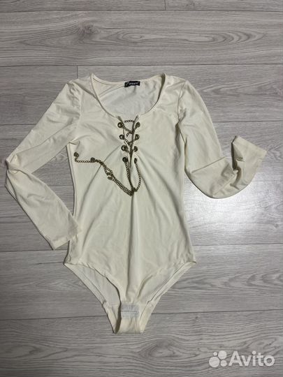Боди женское белое