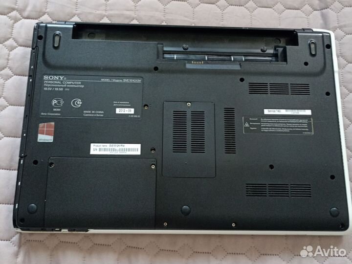 Ноутбук, персональный компьютер Sony