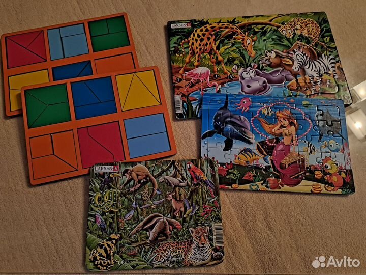 Пазлы larsen, квадраты Никитина