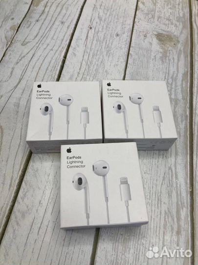 Наушники apple earpods lightning