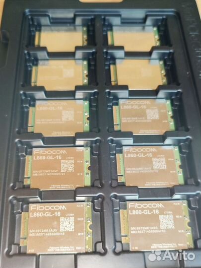 Новый 4G модем М.2 Fibocom L860-GL-16 Cat.16 mimo