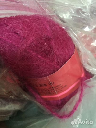 Пряжа для вязания мохер