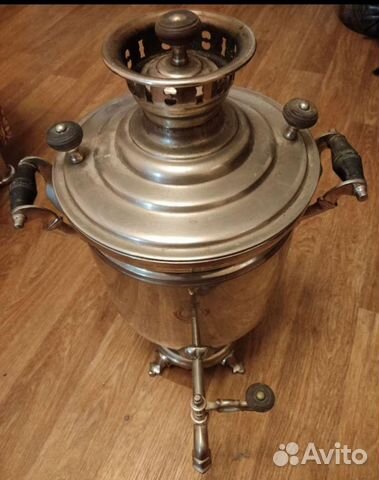 Самовар Тульский Патроный.Братья Корниловы.Серебро