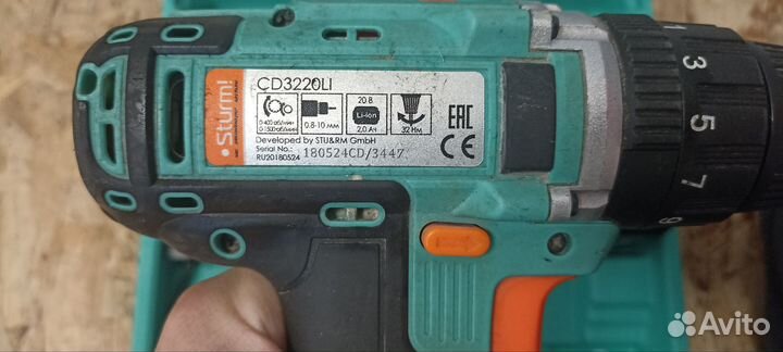 Аккумуляторная дрель шуруповерт