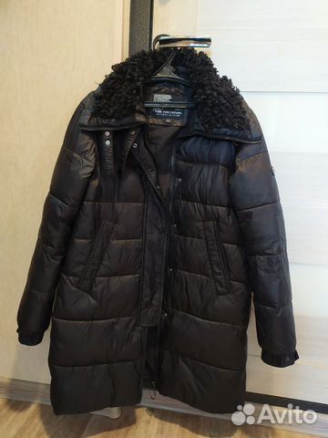 Полупальто-пуховик демисезонное XS