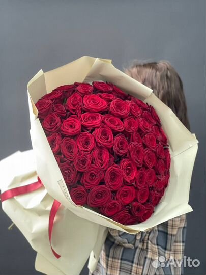 Букет 51 красная роза Букет из красных роз