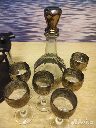 Подарочный набор рюмок и графина 