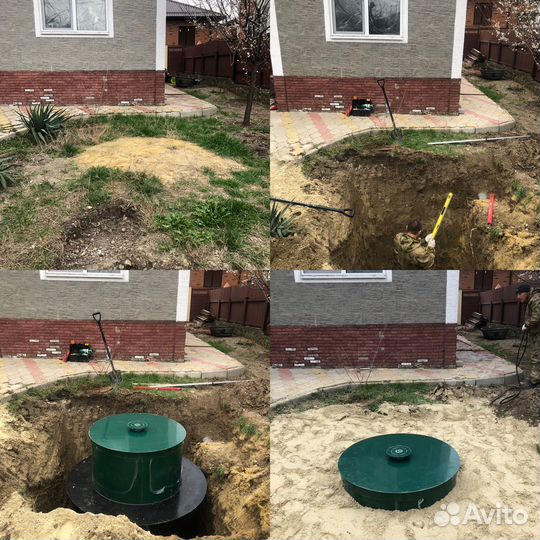 Септик на 3 человека под ключ