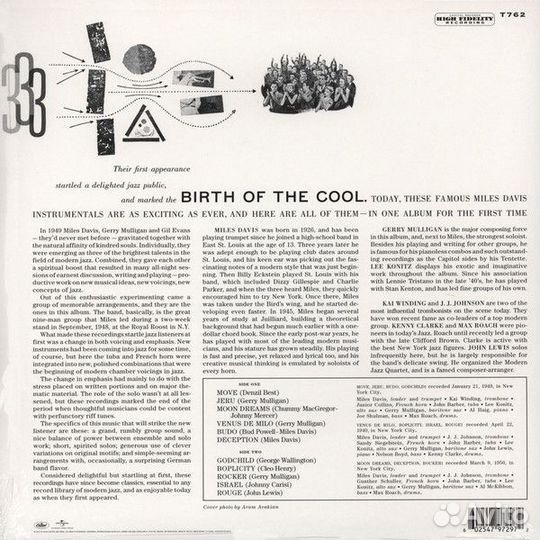 Виниловая пластинка Davis, Miles, Birth Of The Coo