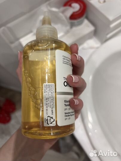 Тоник ordinary aha гликолевая кислота